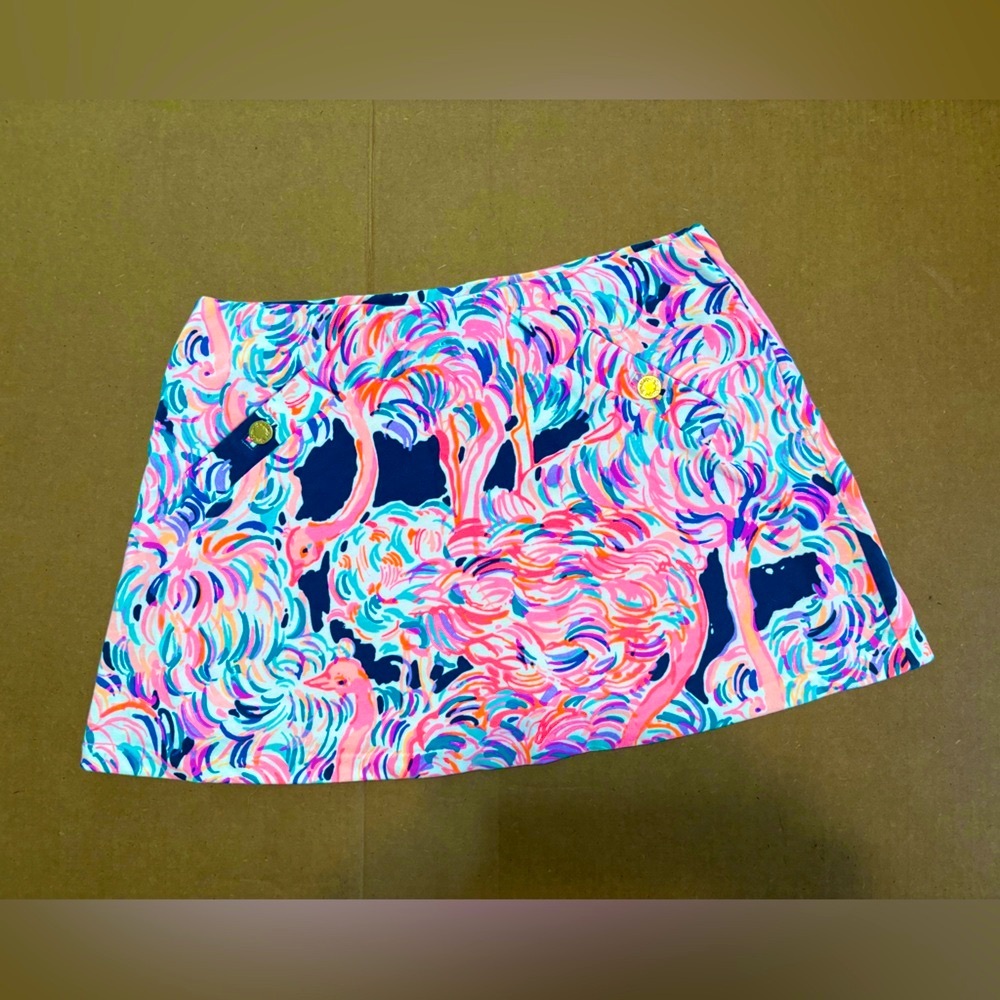 Lilly Pulitzer Pink and Blue Skort
